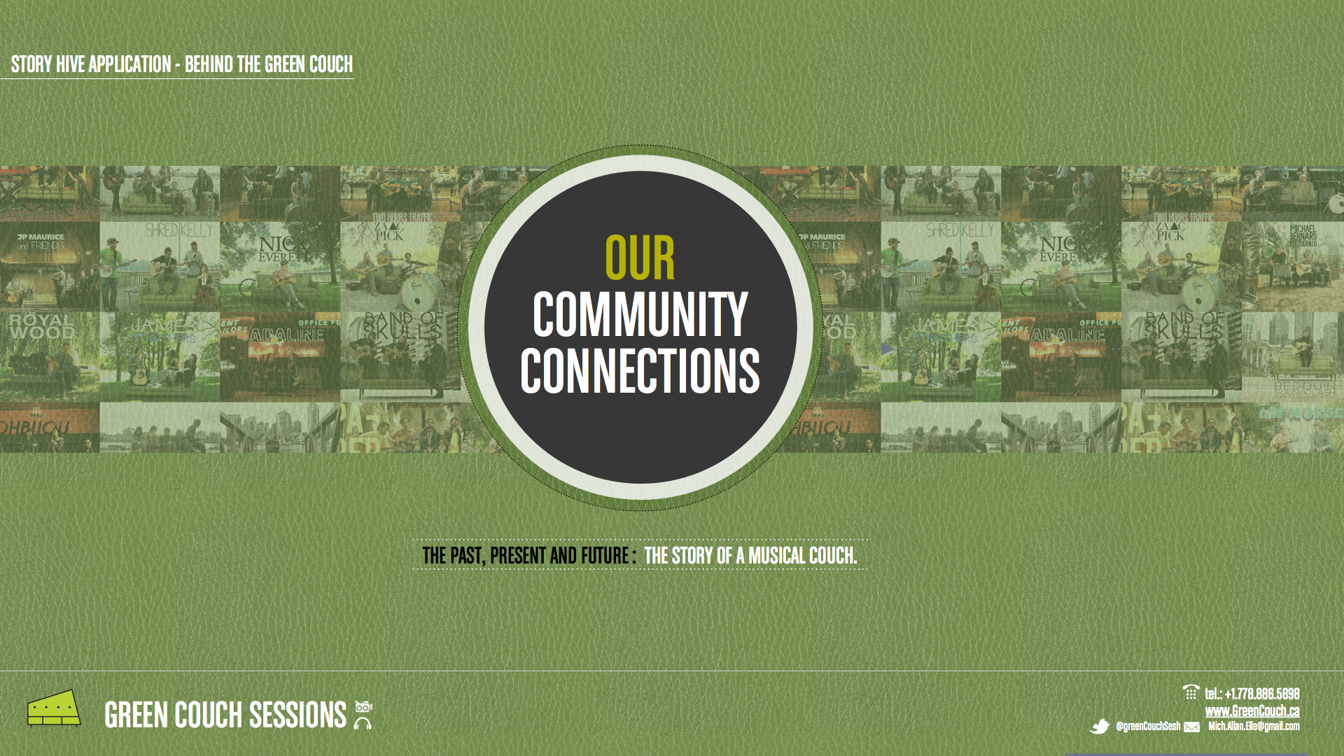 Storyhive Behind The Green Couch Project Page